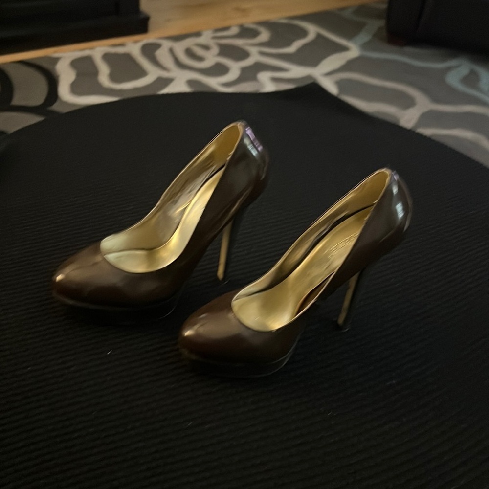 Brown heels